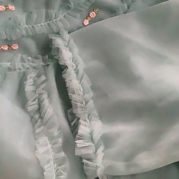 RHODIATOCE FORLION ORSI MANGELLI VINTAGE PEIGNOIR SET - Picture 10 of 11